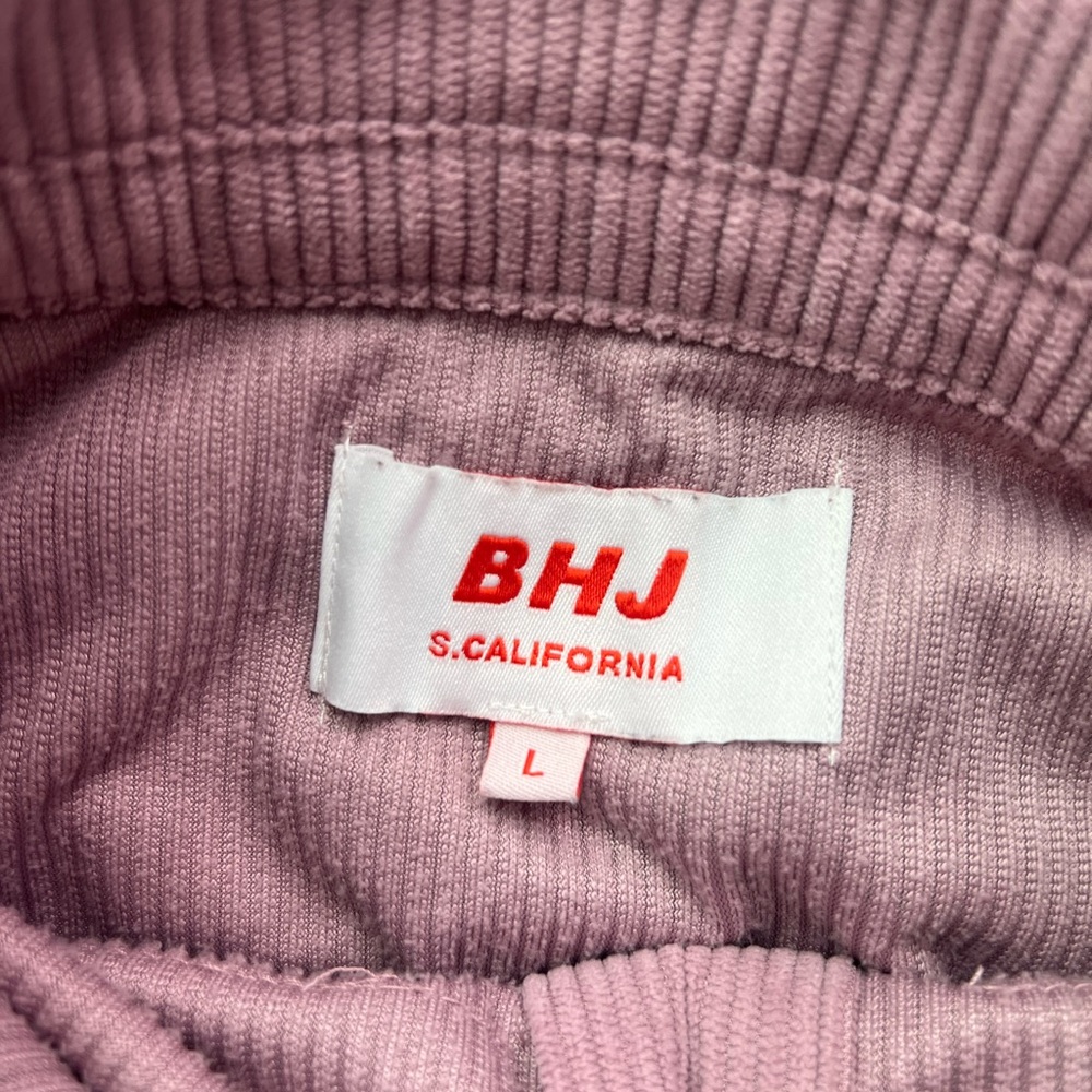 Pink Corduroy Button-Up Jacket - Picture 4 of 6